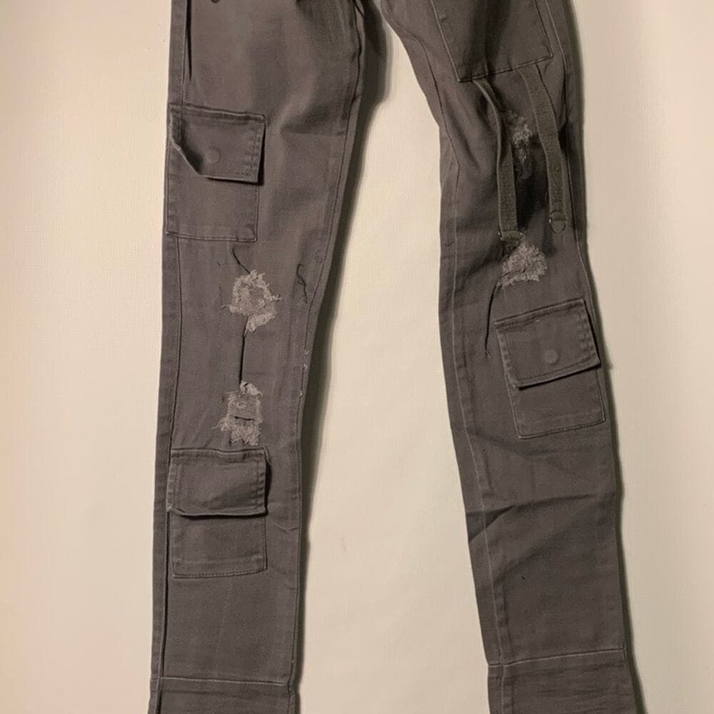 Si Tu Veux Superstack Grey Mens Jeans Size 30 - Thumbnail 10