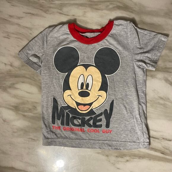 Mickey Mouse Gray 3T T-shirt - Thumbnail 4