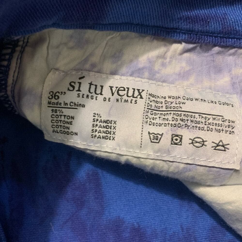 Si Tu Veux Superstack Royal Mens Jeans Size 36 - Thumbnail 4