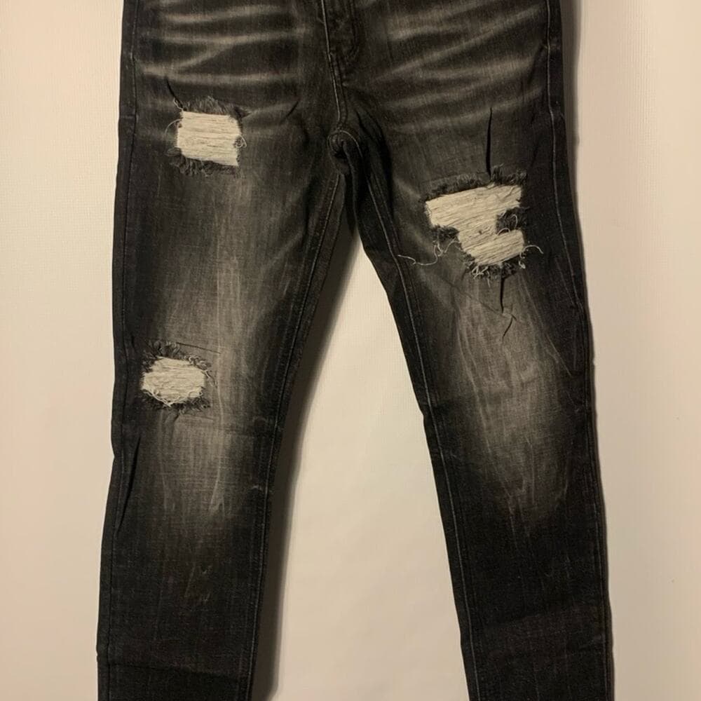 Si Tu Veux Superstack Black Mens Jeans Size 32 - Thumbnail 7