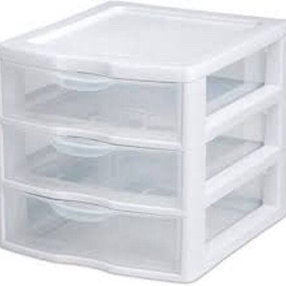 Sterilite ClearView 3 Storage Drawer Organizer - Thumbnail 8