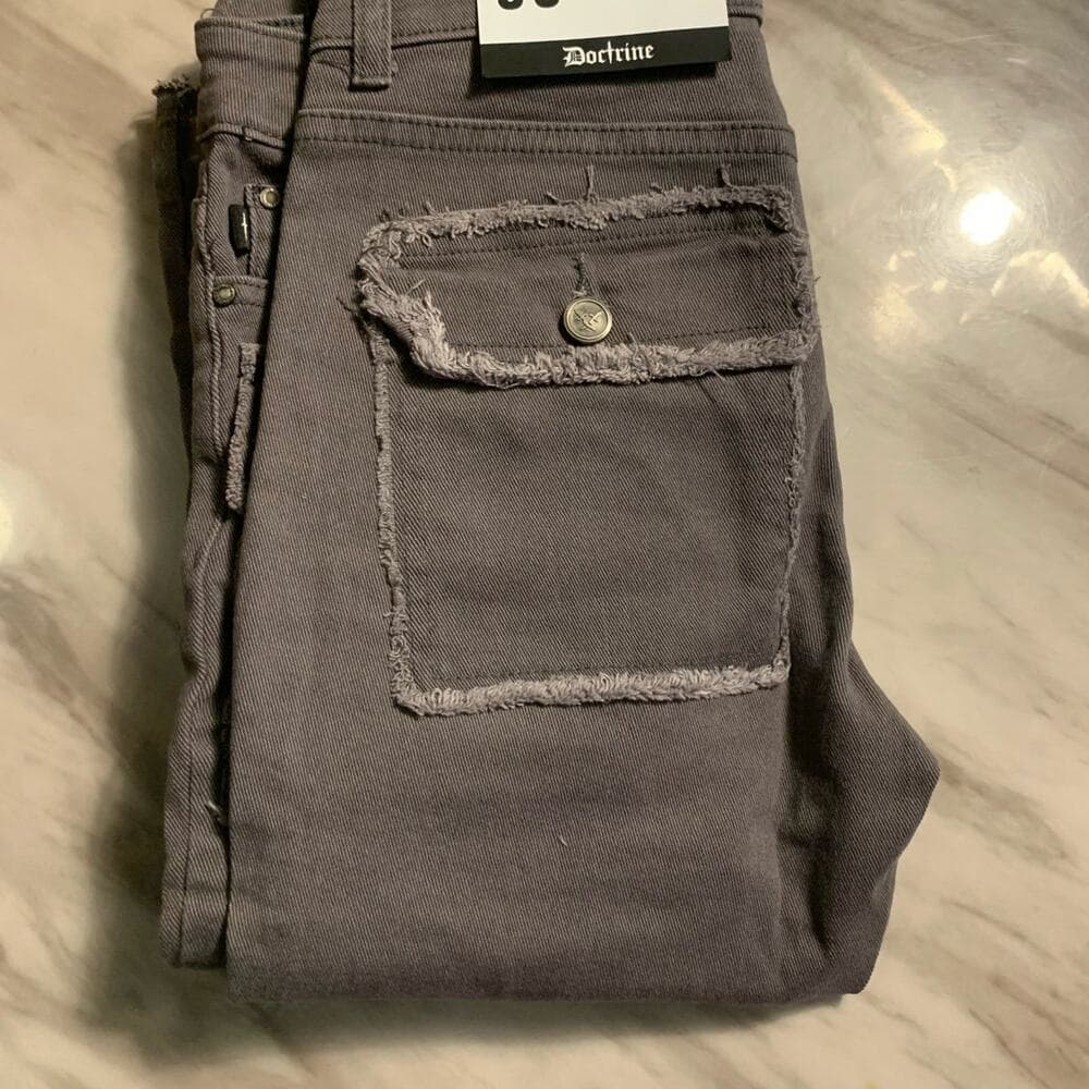 Doctrine Superstack Grey Mens Jeans Size 30 - Thumbnail 6