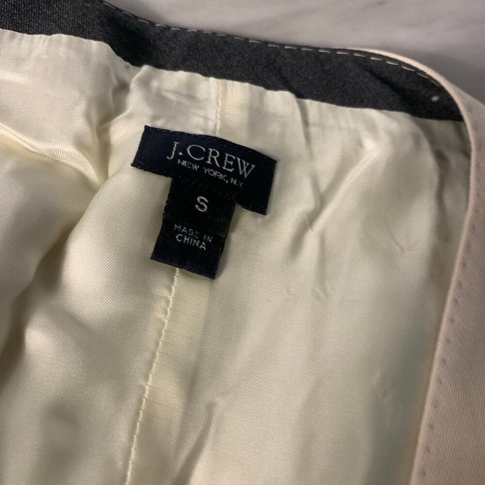 Vintage J. Crew New York Beige Vest - Thumbnail 2