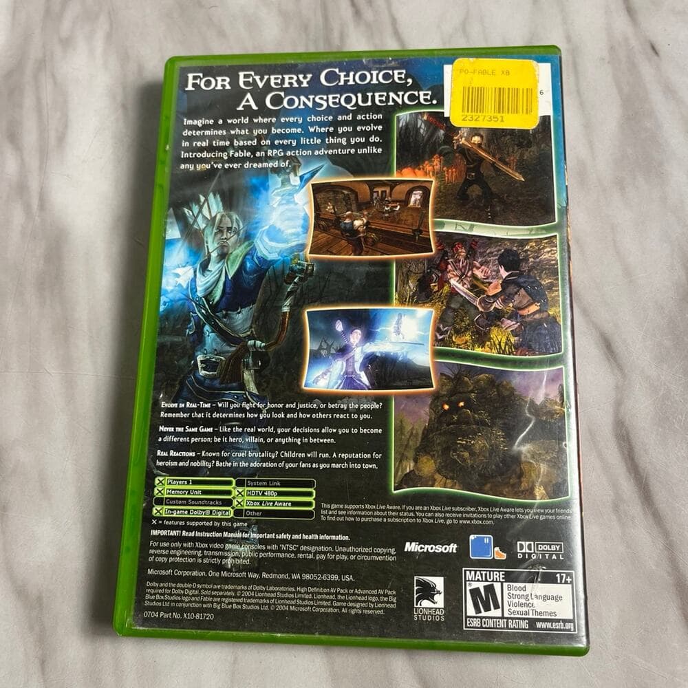 Fable (Microsoft Xbox, 2004) - Thumbnail 2