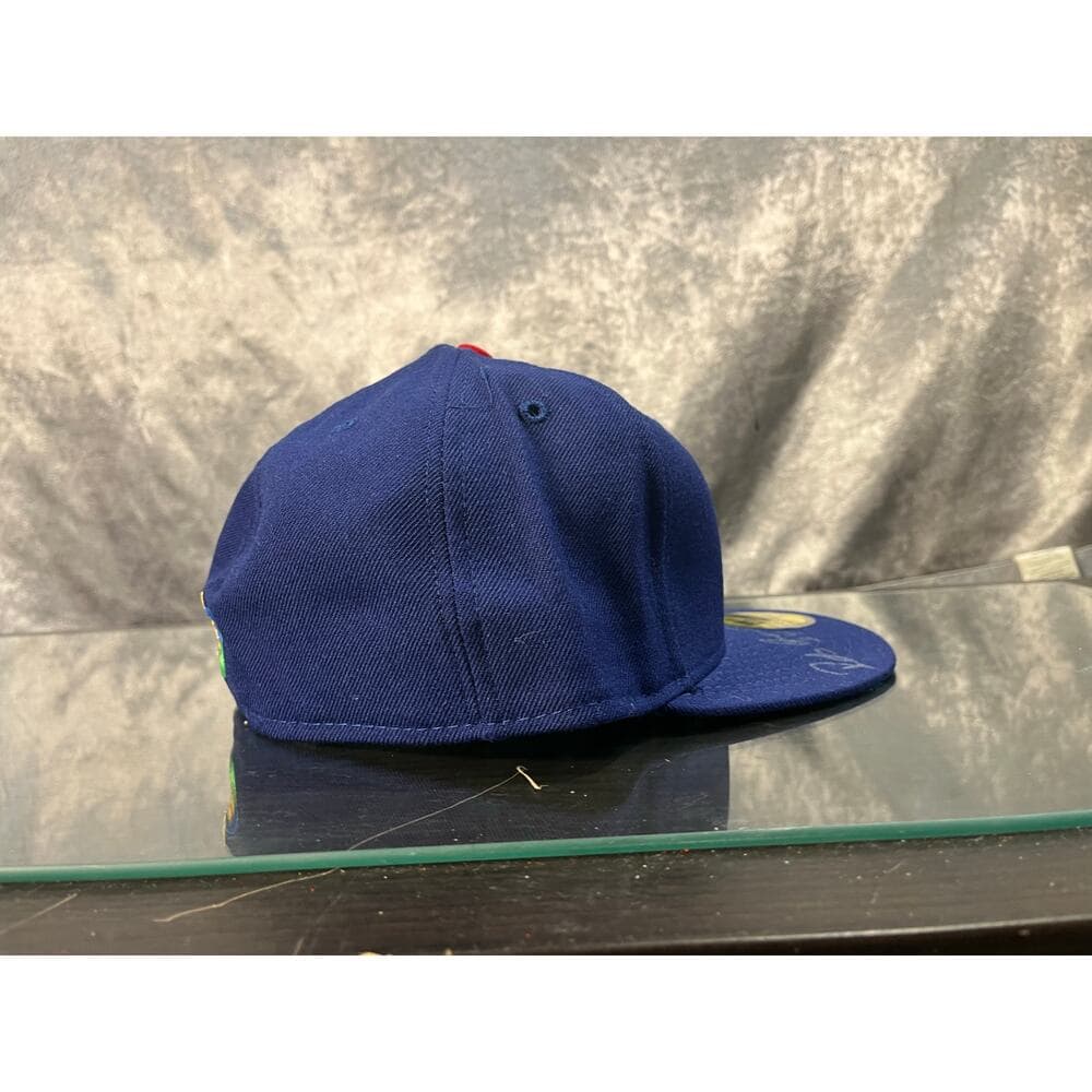 Autographed New Era Hat Size 7 5/8 Royal & Blue Sign By Robinson Canó - Thumbnail 3