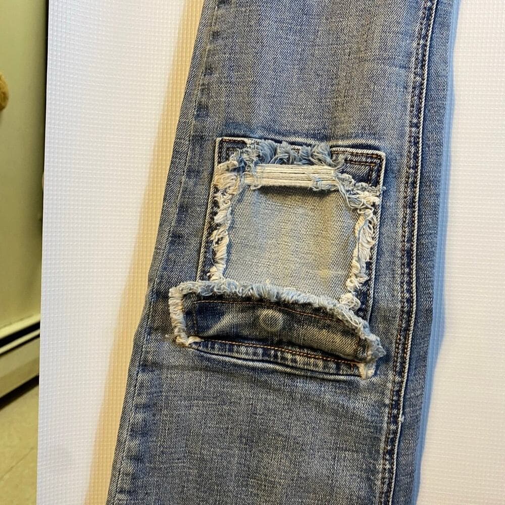Si tu veux serge de nimes I’ homme super stacke Size 40 indigo wash - Thumbnail 3