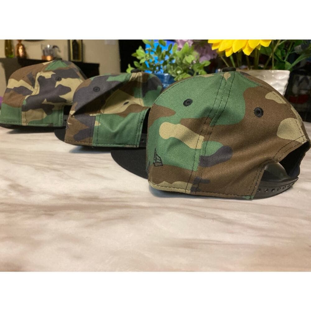 A Bundle of 3 New Era Hats SnapBack Army & Black - Thumbnail 6