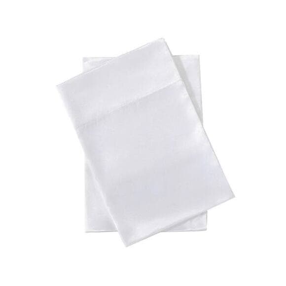 2 hampton house pillowcase standard white solid cotton blend modern classic - Thumbnail 5