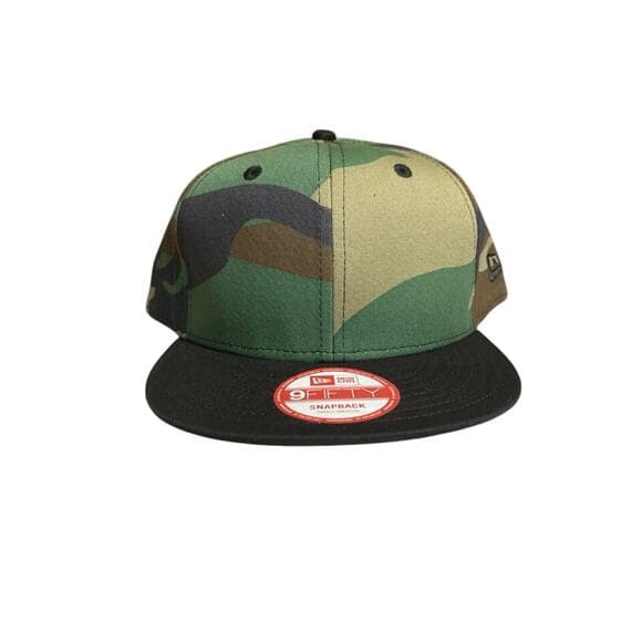 SnapBack New Era Hat Army & Black - Thumbnail 6