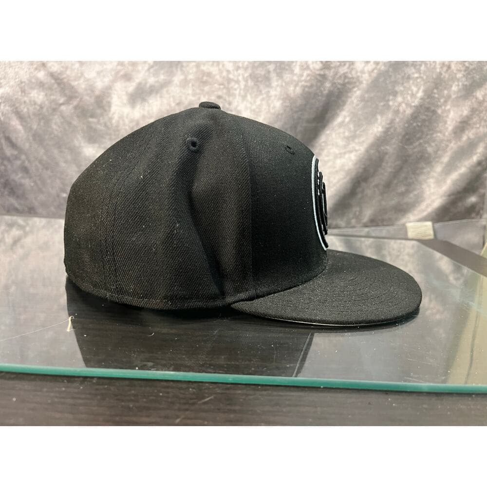 New Era Hat Size 7 1/2 Black The Brooklyn Nets - Thumbnail 4