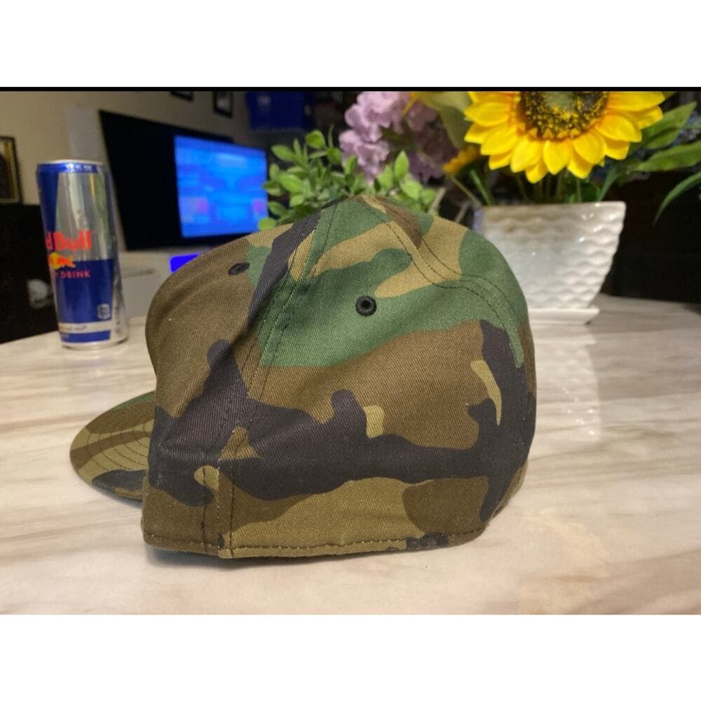 New Era Hat Size 7 5/8 Army & Orange - Thumbnail 2
