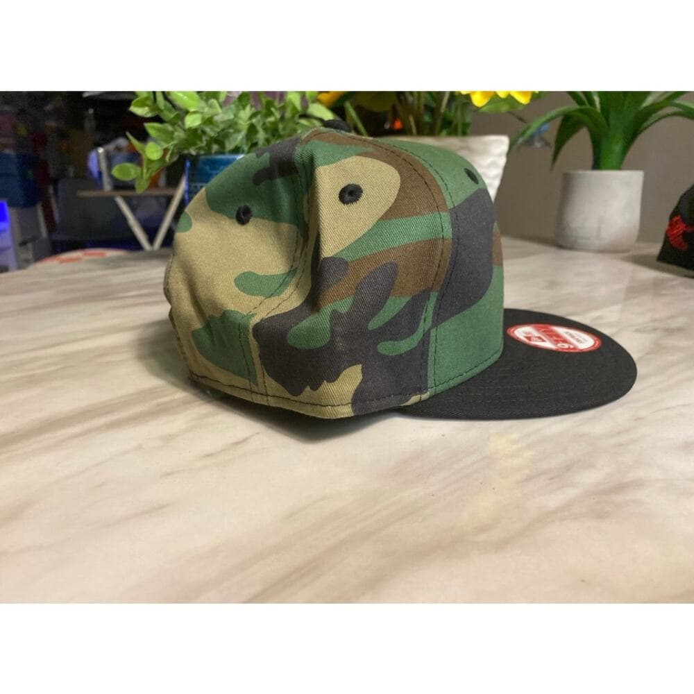SnapBack New Era Hat Army & Black - Thumbnail 3