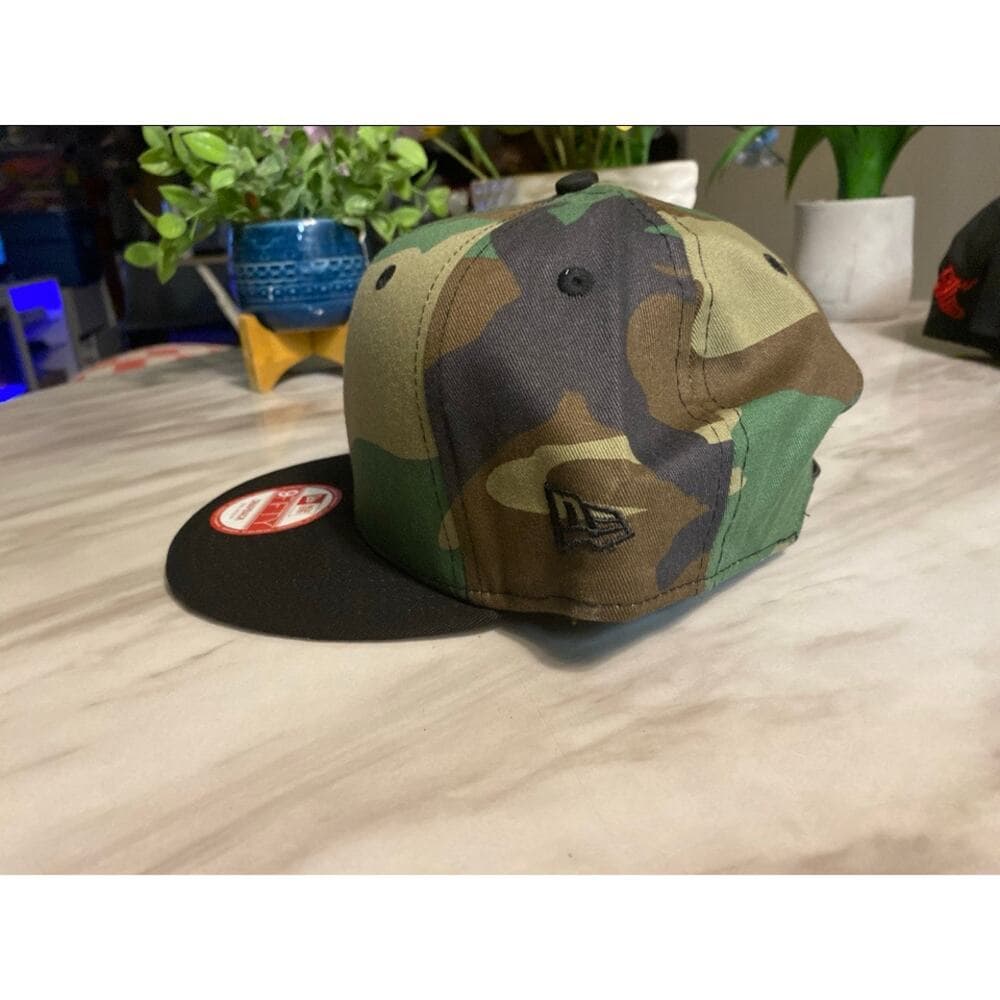 SnapBack New Era Hat Army & Black