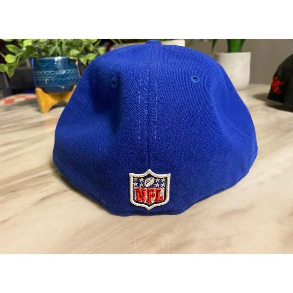 New Era Hat Size 7 1/8 Royal & White NY - Thumbnail 3
