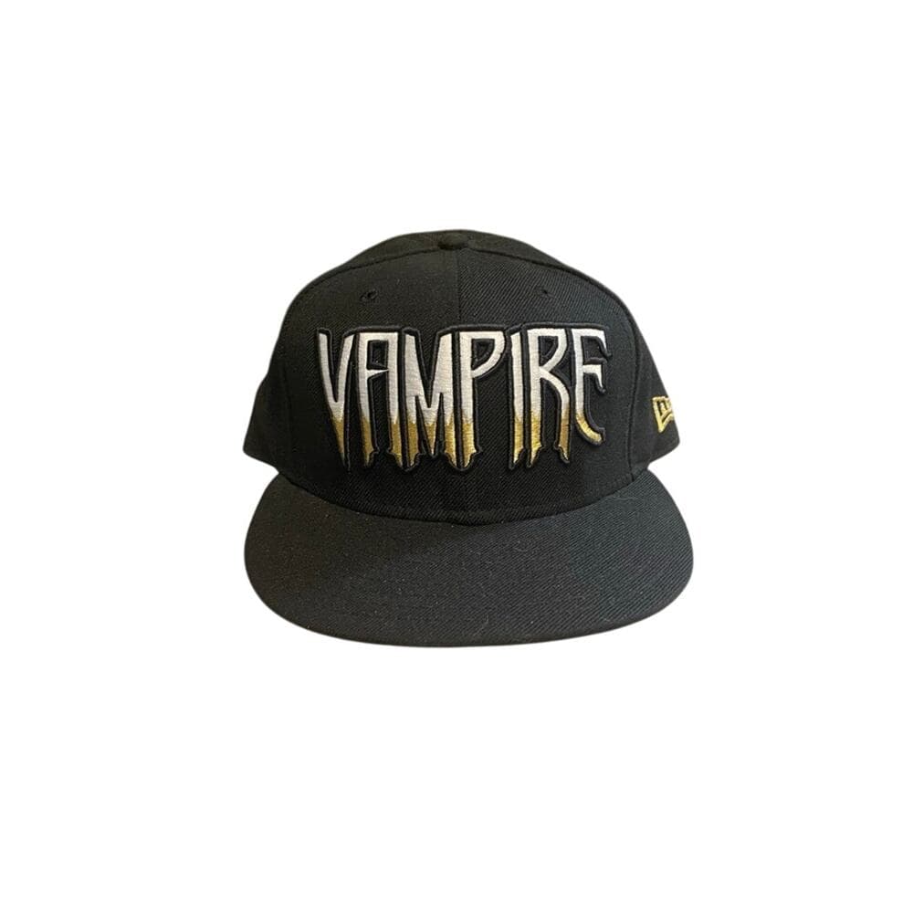 New Era Hat Size 7 1/2 Black & Gold Vampire - Thumbnail 7