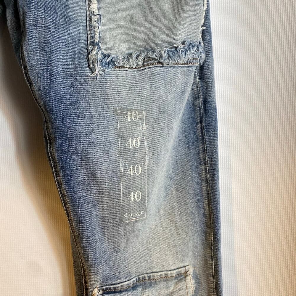 Si tu veux serge de nimes I’ homme super stacke Size 40 indigo wash