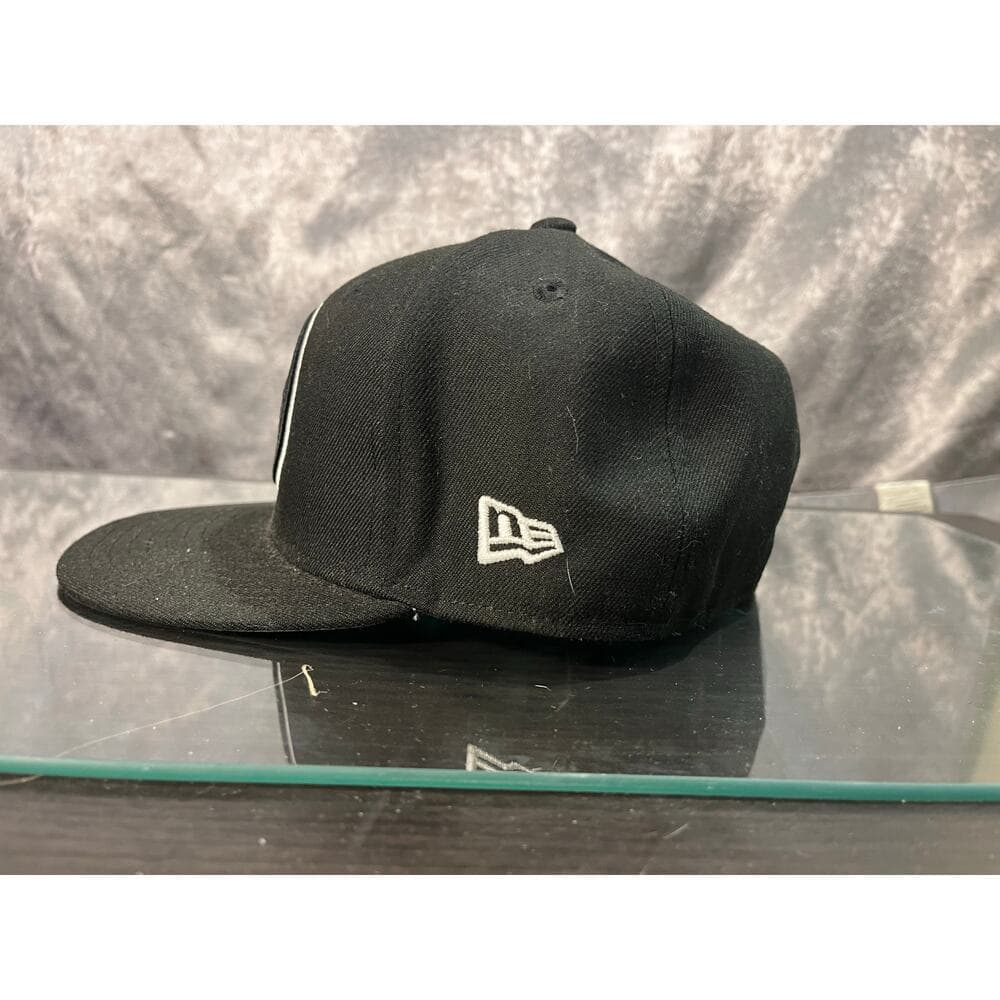 New Era Hat Size 7 1/2 Black The Brooklyn Nets - Thumbnail 6