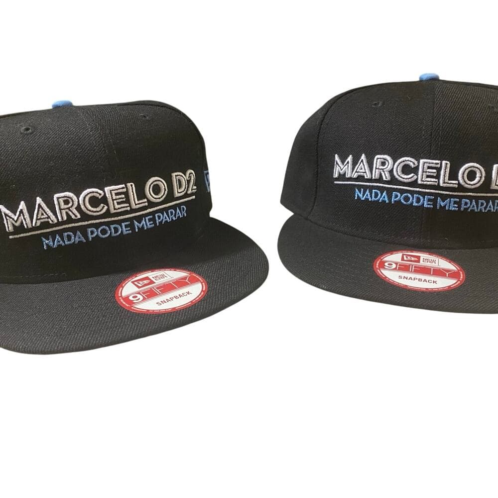 2 new era Spanback Hats Black & Baby Blue Marcelo D2 - Thumbnail 6