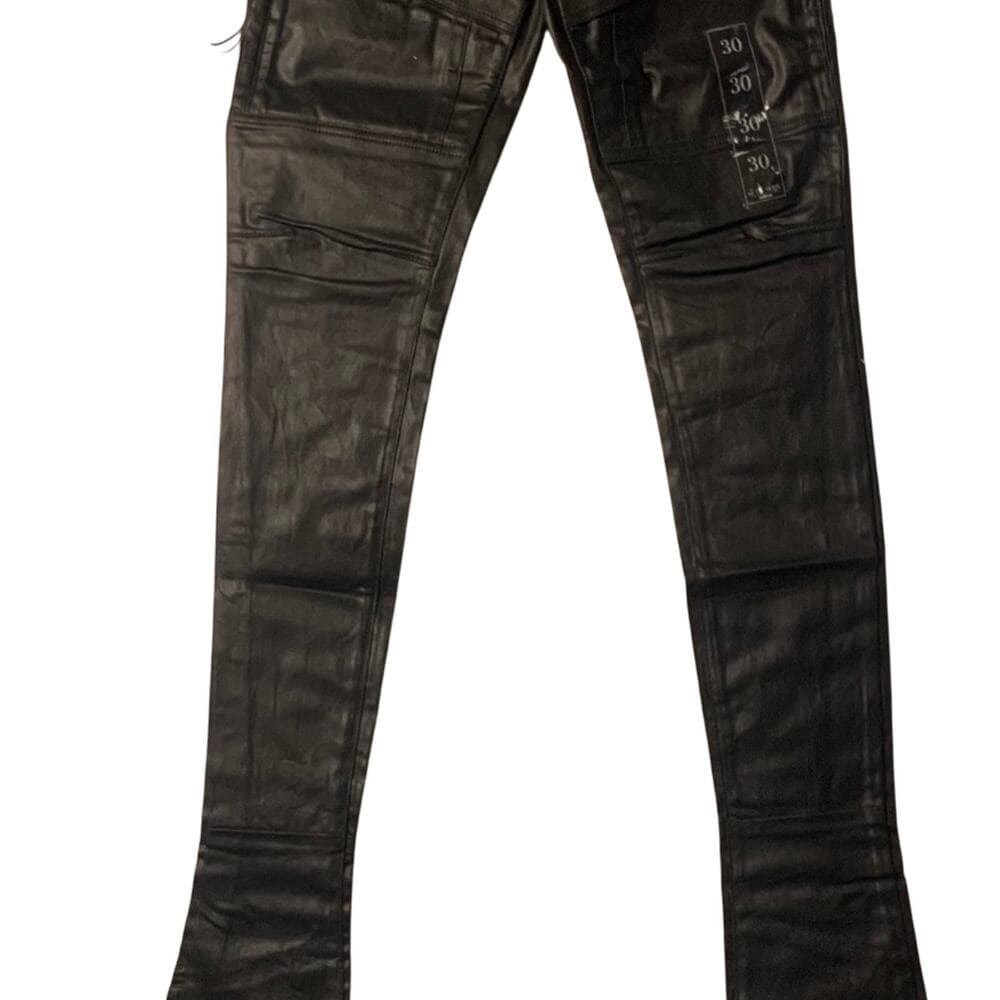 Si Tu Veux Superstack Black Wax Mens Jeans Size 30 - Thumbnail 9