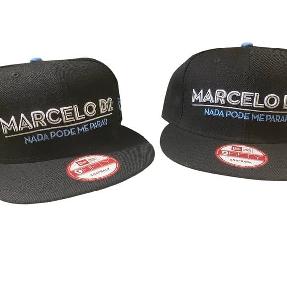 2 new era Spanback Hats Black & Baby Blue Marcelo D2 - Thumbnail 7