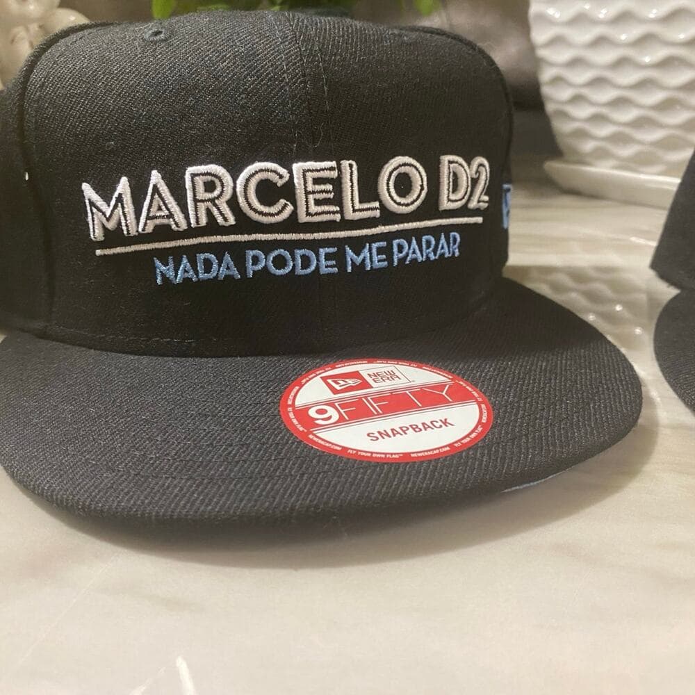 2 new era Spanback Hats Black & Baby Blue Marcelo D2 - Thumbnail 2