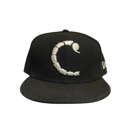 New Era Hat Size 7 5/8 Black & White - Thumbnail 6