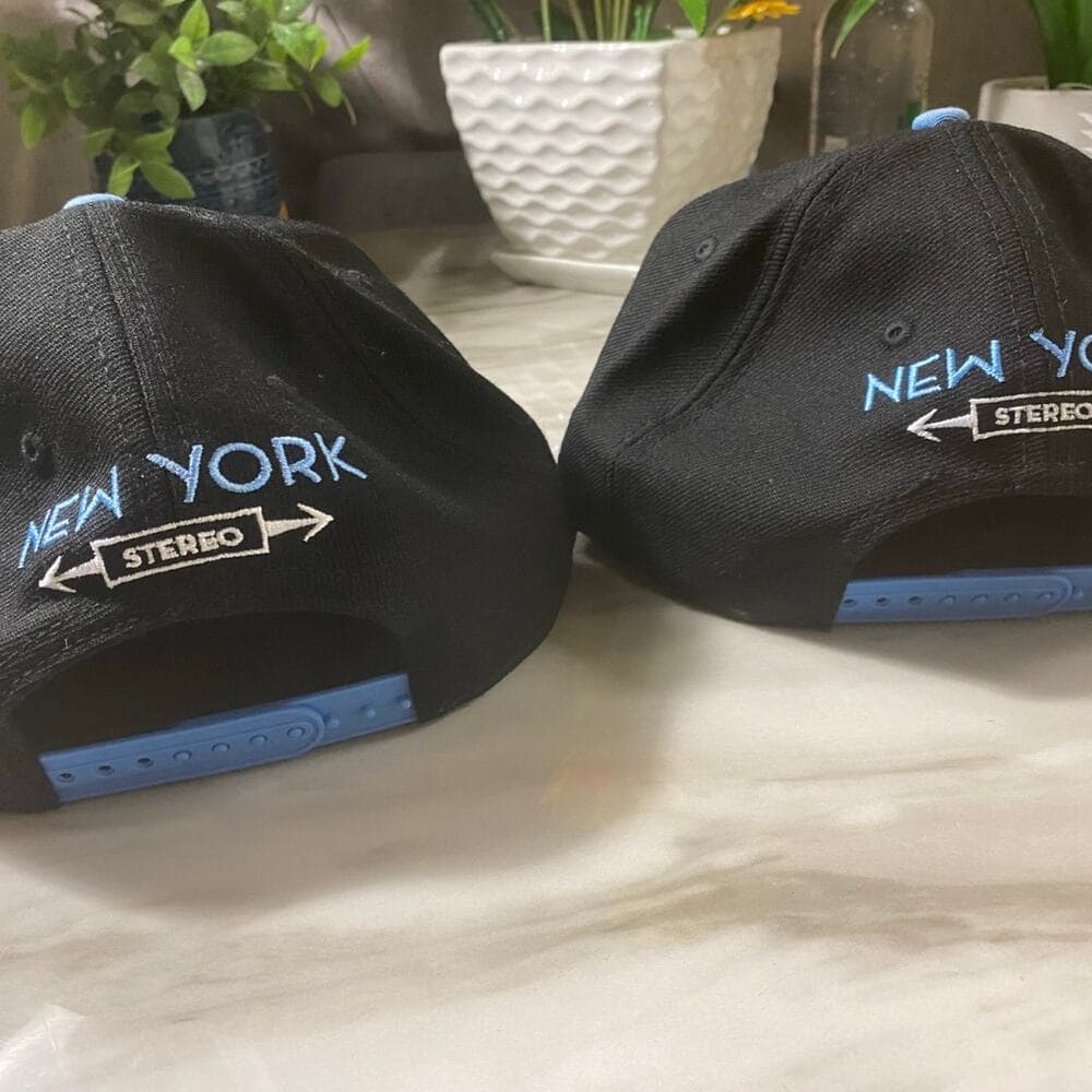 2 new era Spanback Hats Black & Baby Blue Marcelo D2 - Thumbnail 3