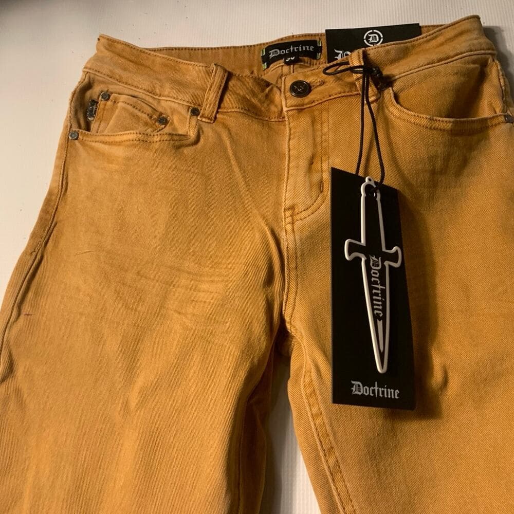 Doctrine Superstack Brown Mens Jeans Size 32 - Thumbnail 3