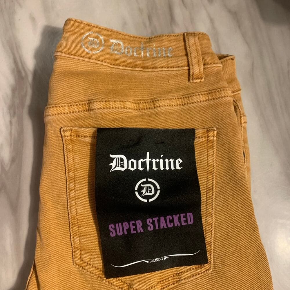 Doctrine Superstack Brown Mens Jeans Size 32 - Thumbnail 5