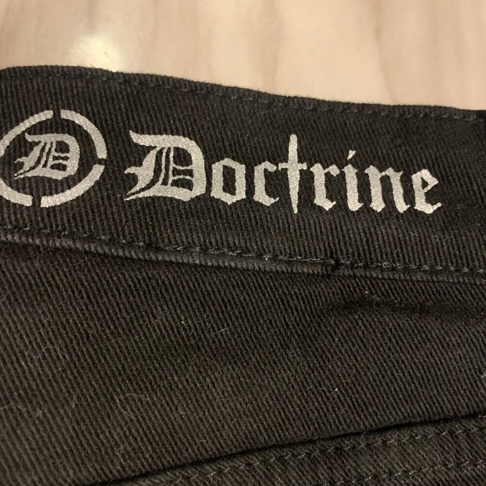 Doctrine Superstack Jet Black Mens Jeans Size 32 - Thumbnail 4