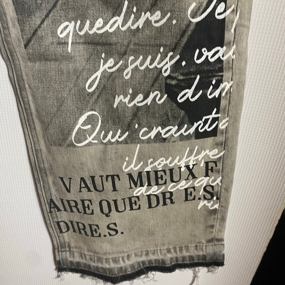Si tu veux serge de nimes 32 brand new with out the tags - Thumbnail 2