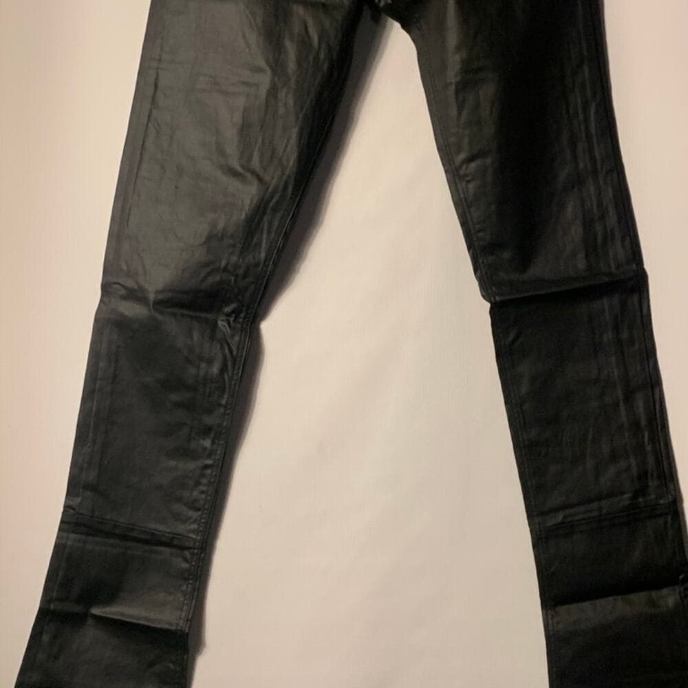 Doctrine Superstack Black Wax Mens Jeans Size 30 - Thumbnail 8