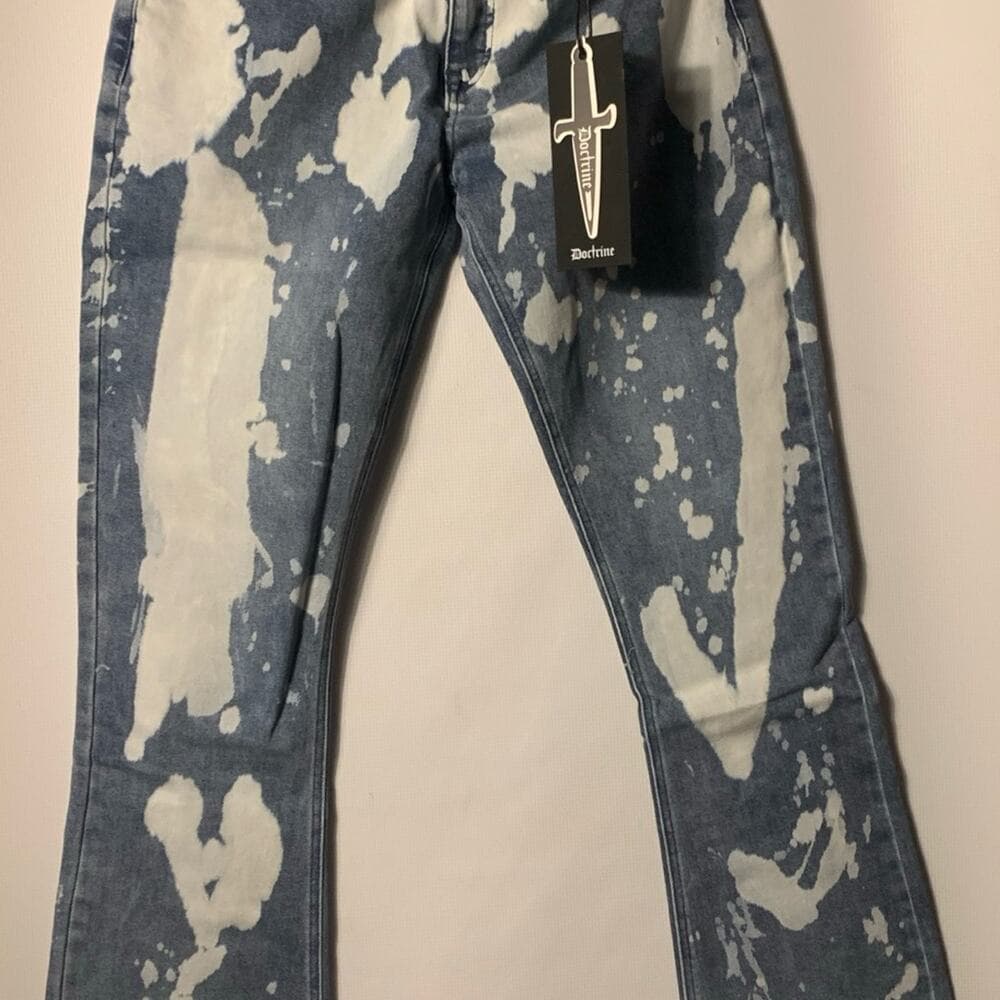 Doctrine Flared Mens Jeans Size 28 - Thumbnail 5