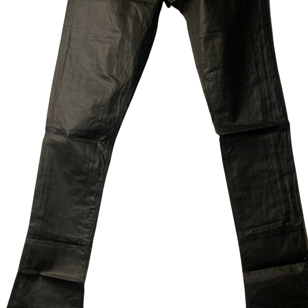Doctrine Superstack Black Wax Mens Jeans Size 36 - Thumbnail 6
