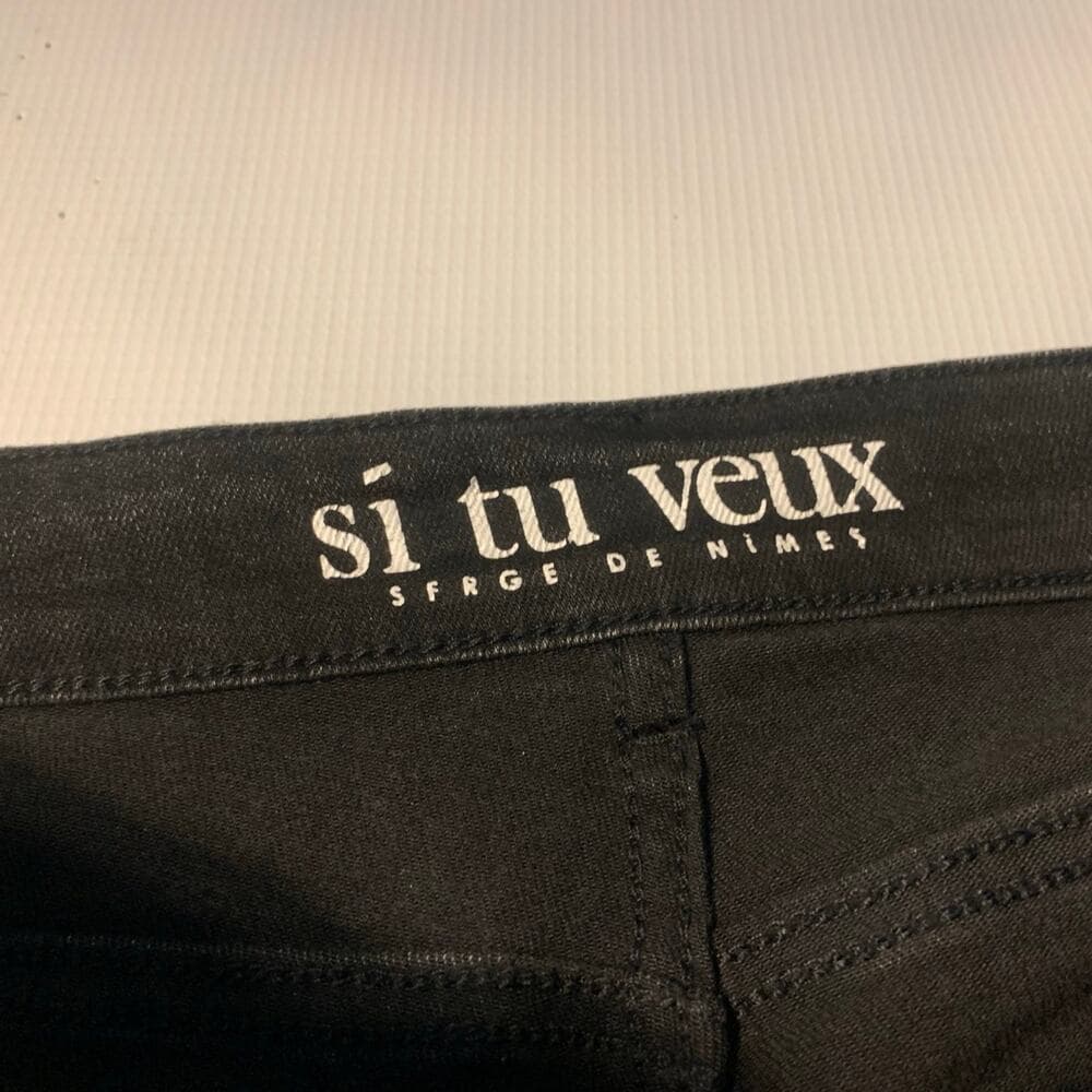 Si Tu Veux Superstack Black Wash Mens Jeans Size 30 - Thumbnail 8