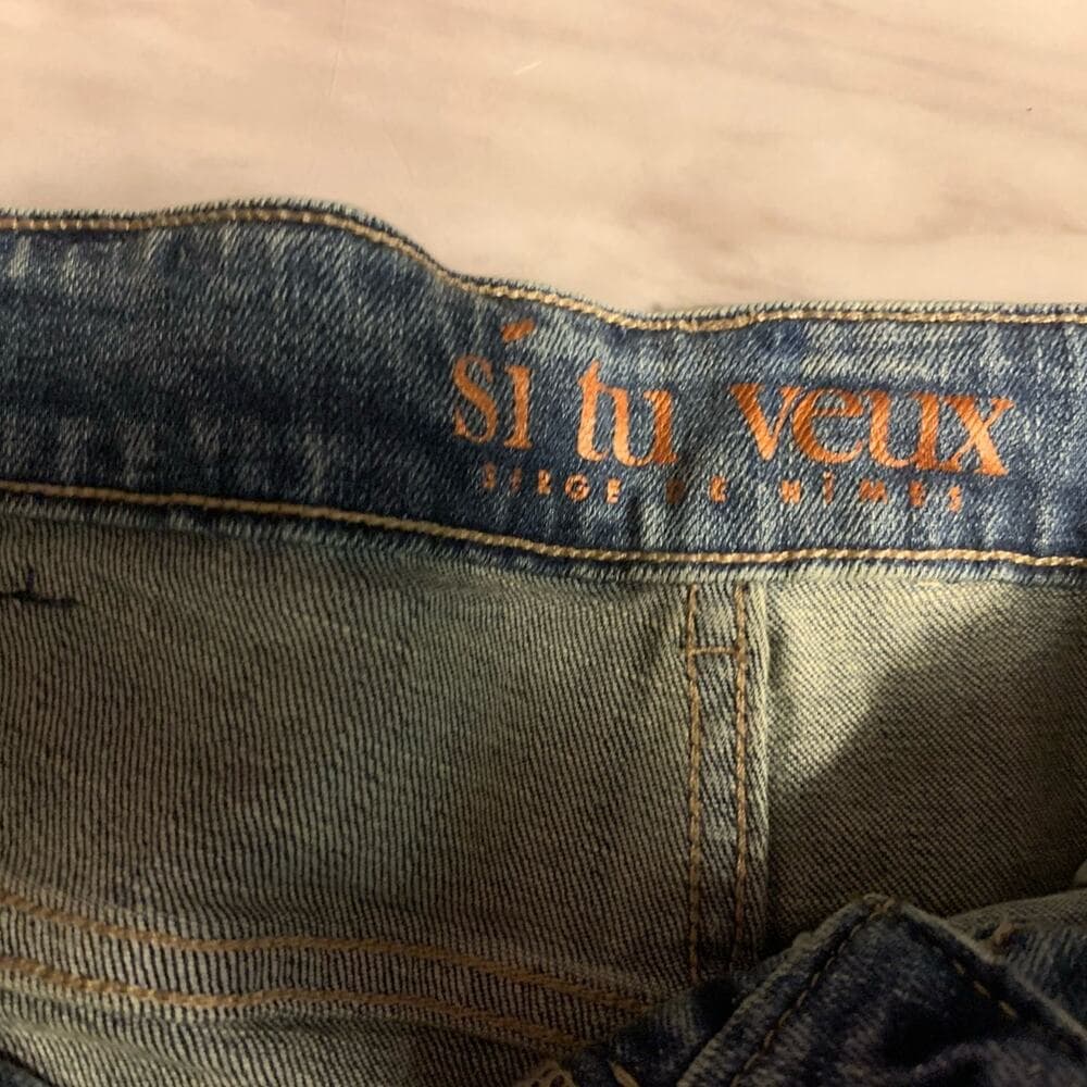 Si Tu Veux Superstack indigo Wash Mens Jeans Size 40 - Thumbnail 4