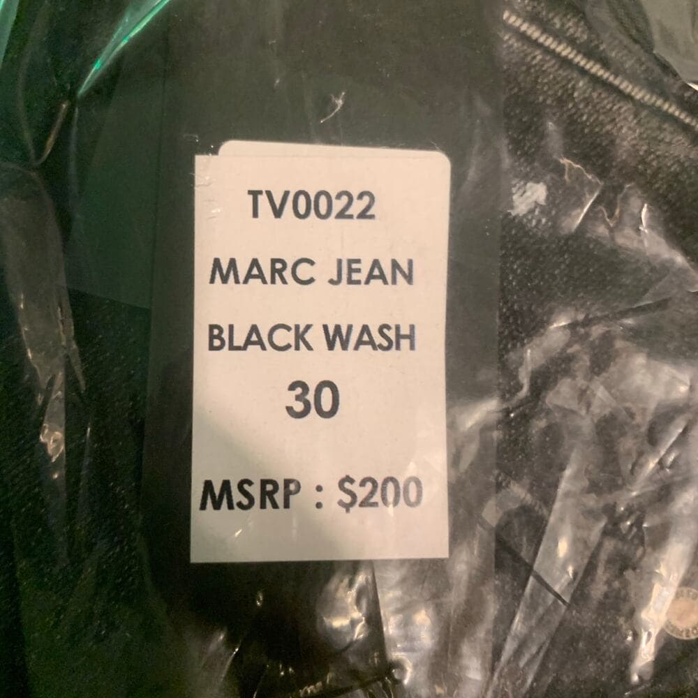 Si Tu Veux Superstack Black Wash Mens Jeans Size 30 - Thumbnail 11