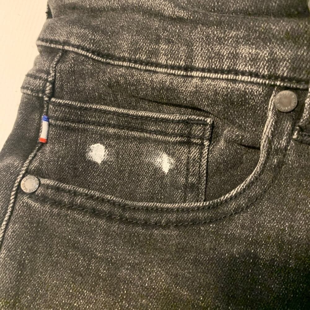 Si Tu Veux Superstack Black Wash Mens Jeans Size 30 - Thumbnail 6