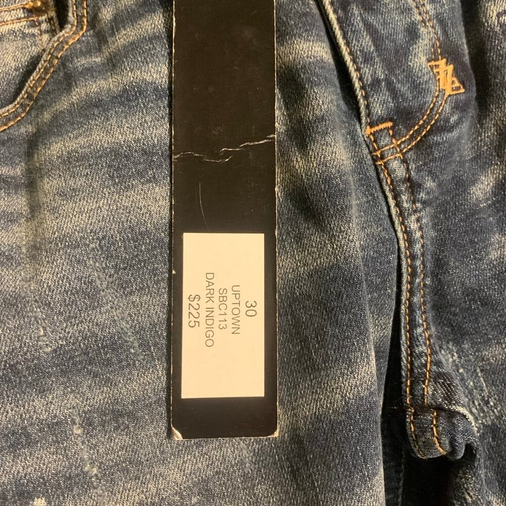 Shabaz Z Brothers Superstack Blue Mens Jeans Size 30 - Thumbnail 5