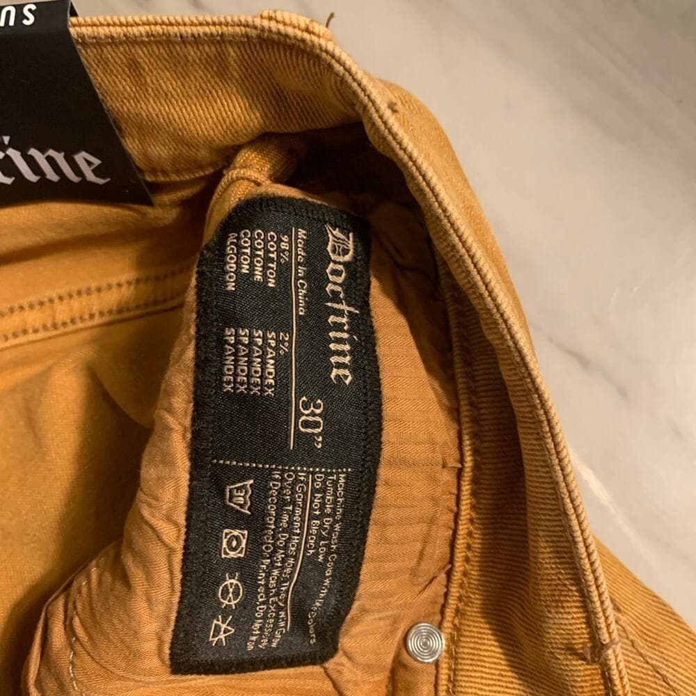 Doctrine Superstack Brown Mens Jeans Size 30 - Thumbnail 7
