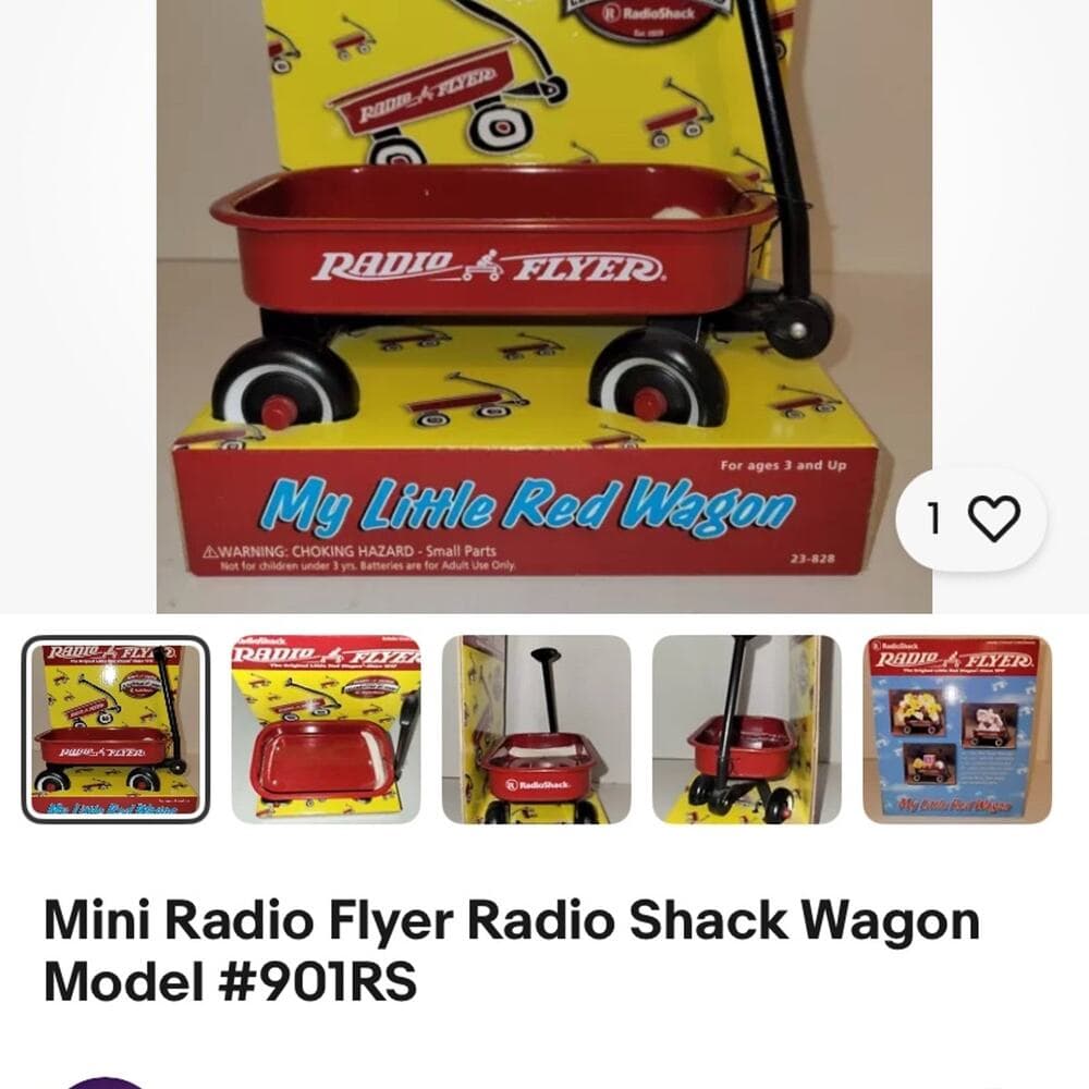 Mini Radio Flyer Radio Shack Wagon - Thumbnail 2