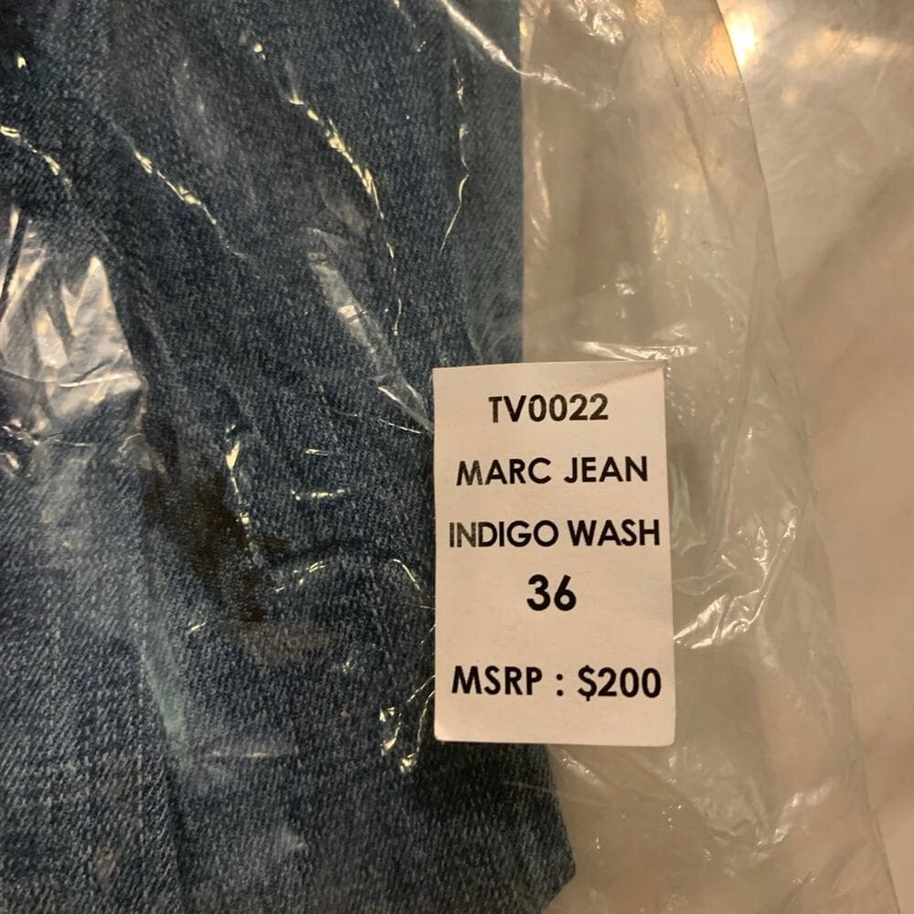Si Tu Veux Superstack Indigo Wash Mens Jeans Size 36 - Thumbnail 6
