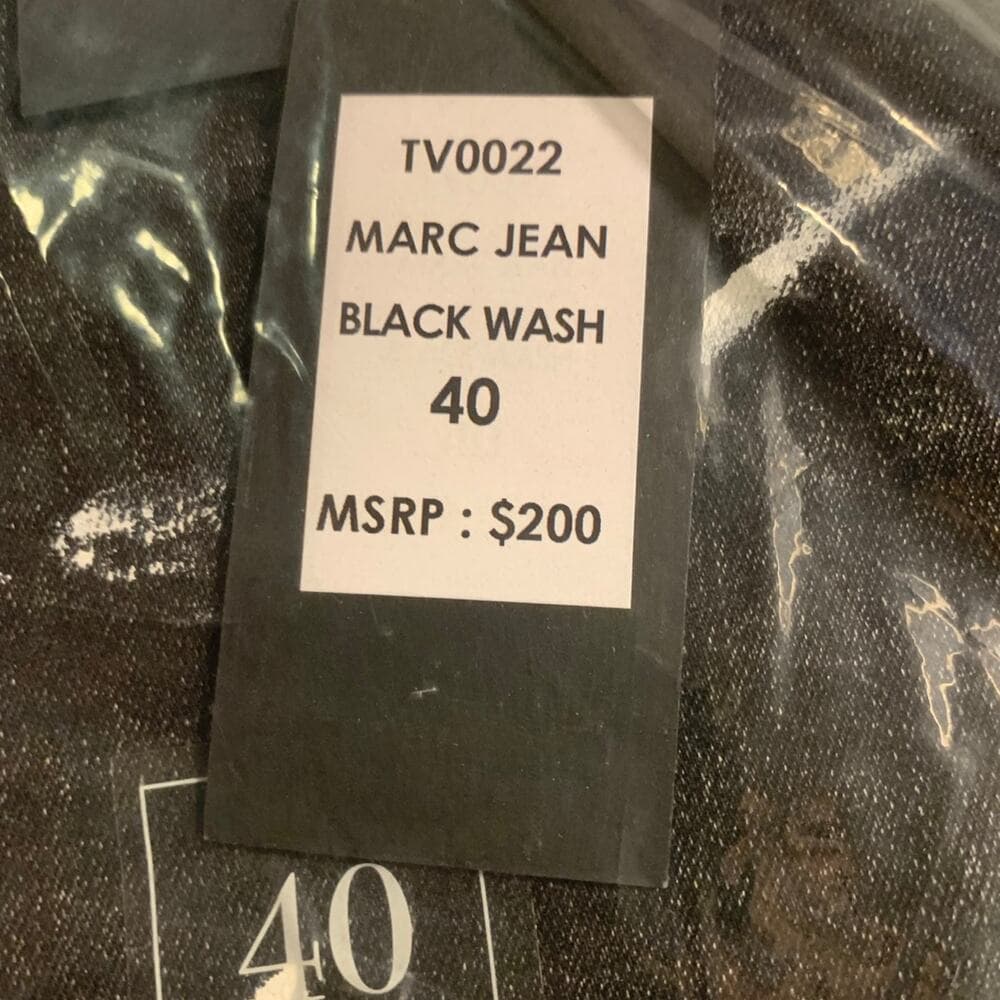 Si Tu Veux Superstack Black Wash Mens Jeans Size 40 - Thumbnail 11