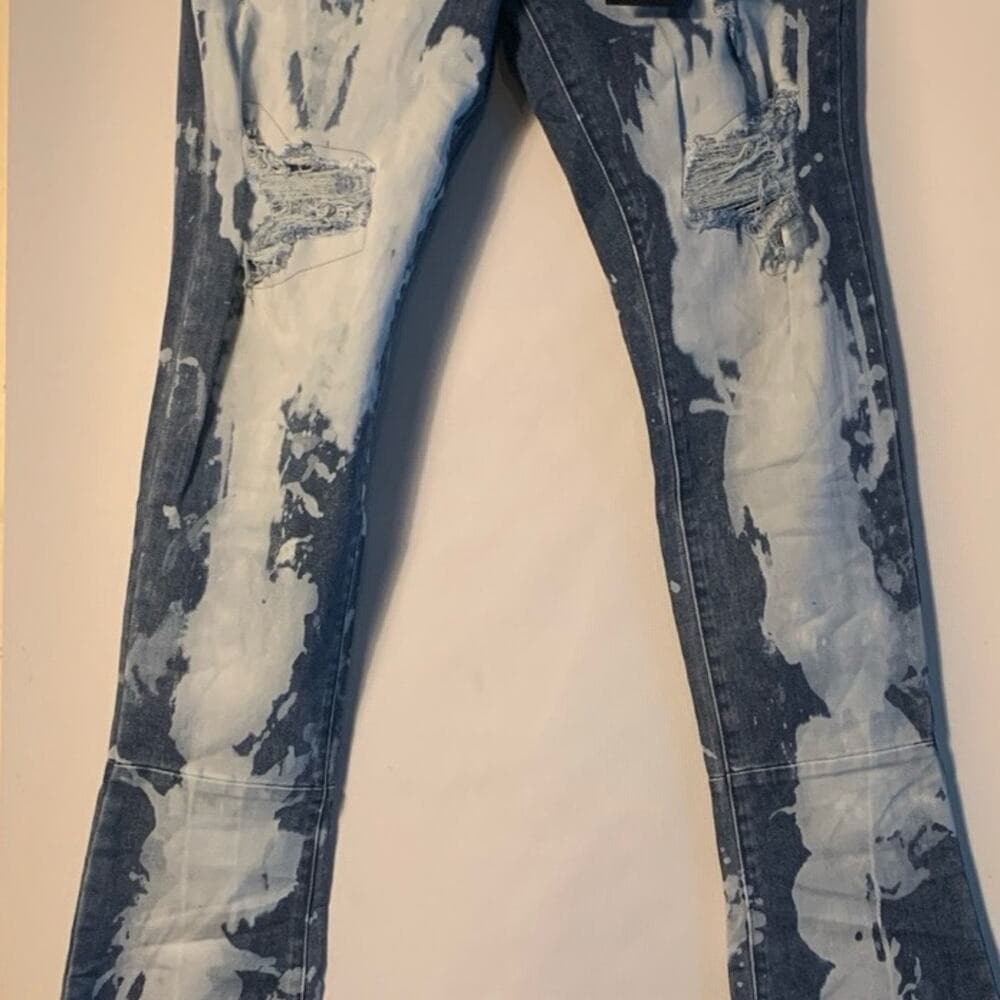 Doctrine Superstack Indigo Wash Mens Jeans Size 32 - Thumbnail 9