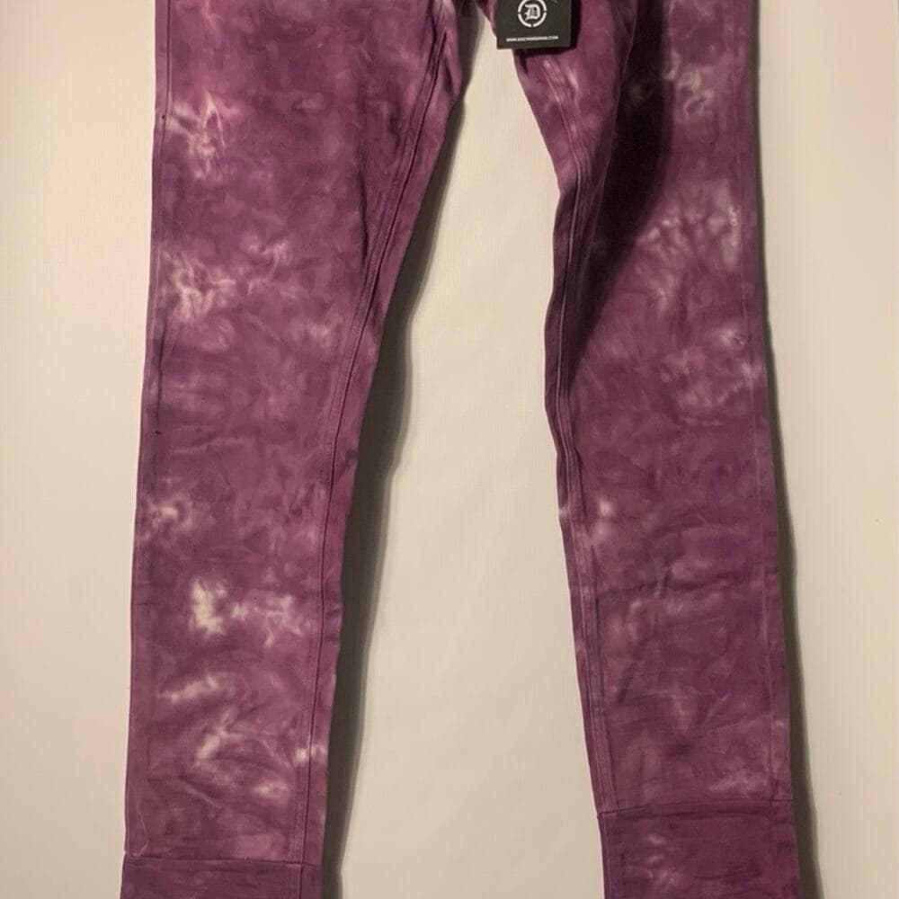 Doctrine Superstack Purple Mens Jeans Size 34 - Thumbnail 6