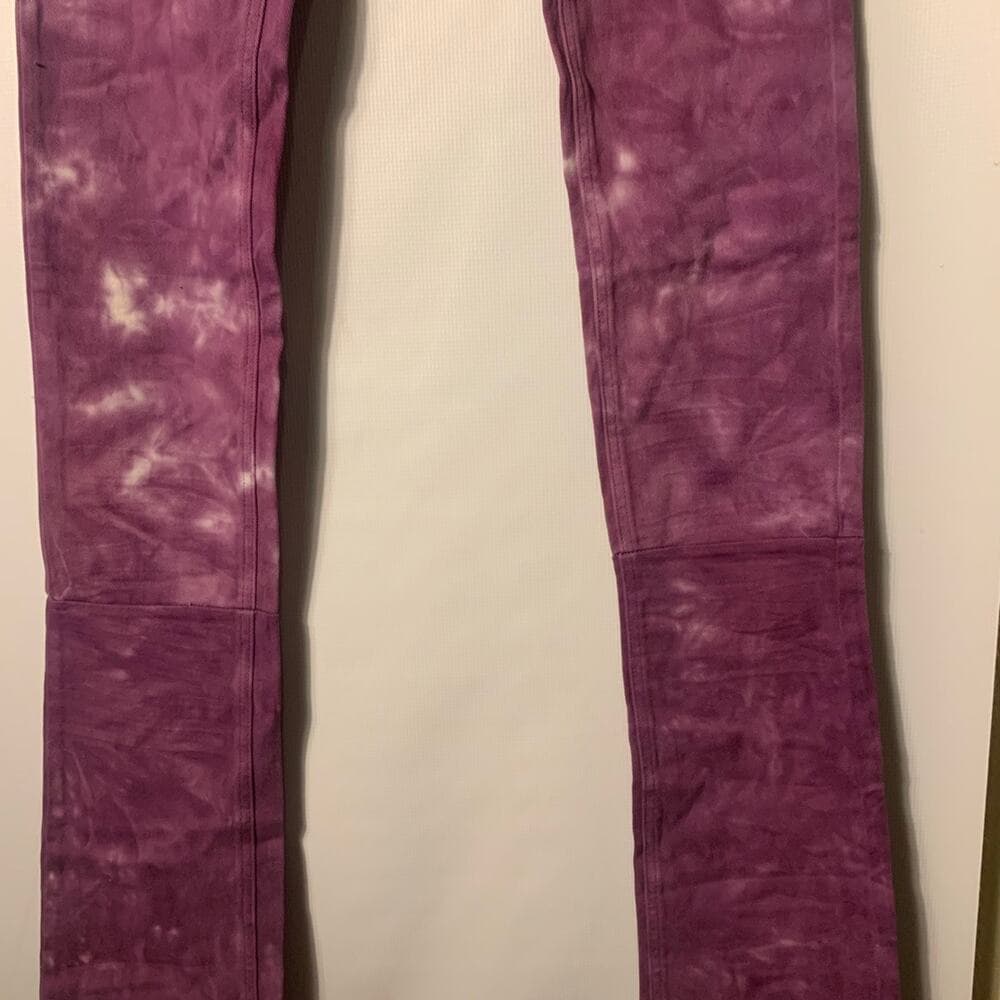 Doctrine Superstack Purple Mens Jeans Size 34