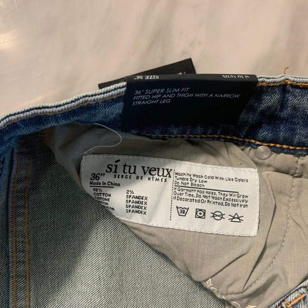 Doctrine Superstack Mens Jeans Size 36 - Thumbnail 7