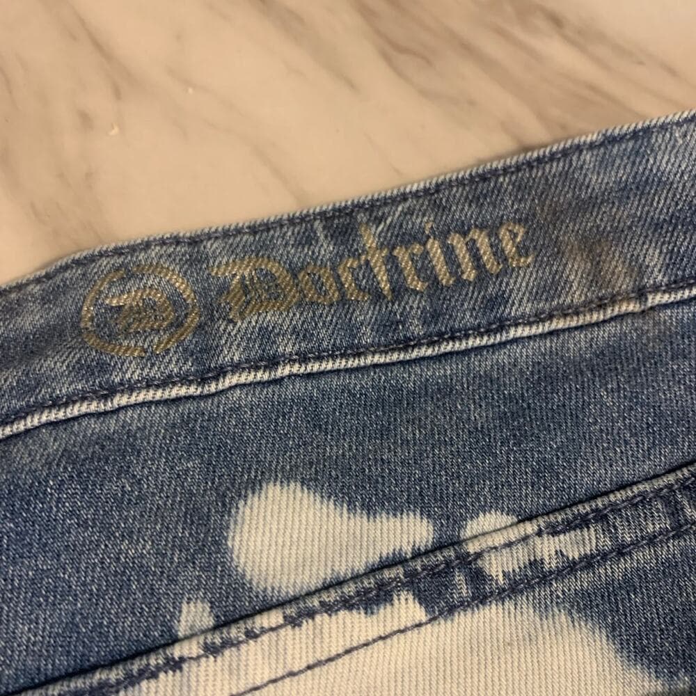 Doctrine Superstack Indigo Wash Mens Jeans Size 32 - Thumbnail 5