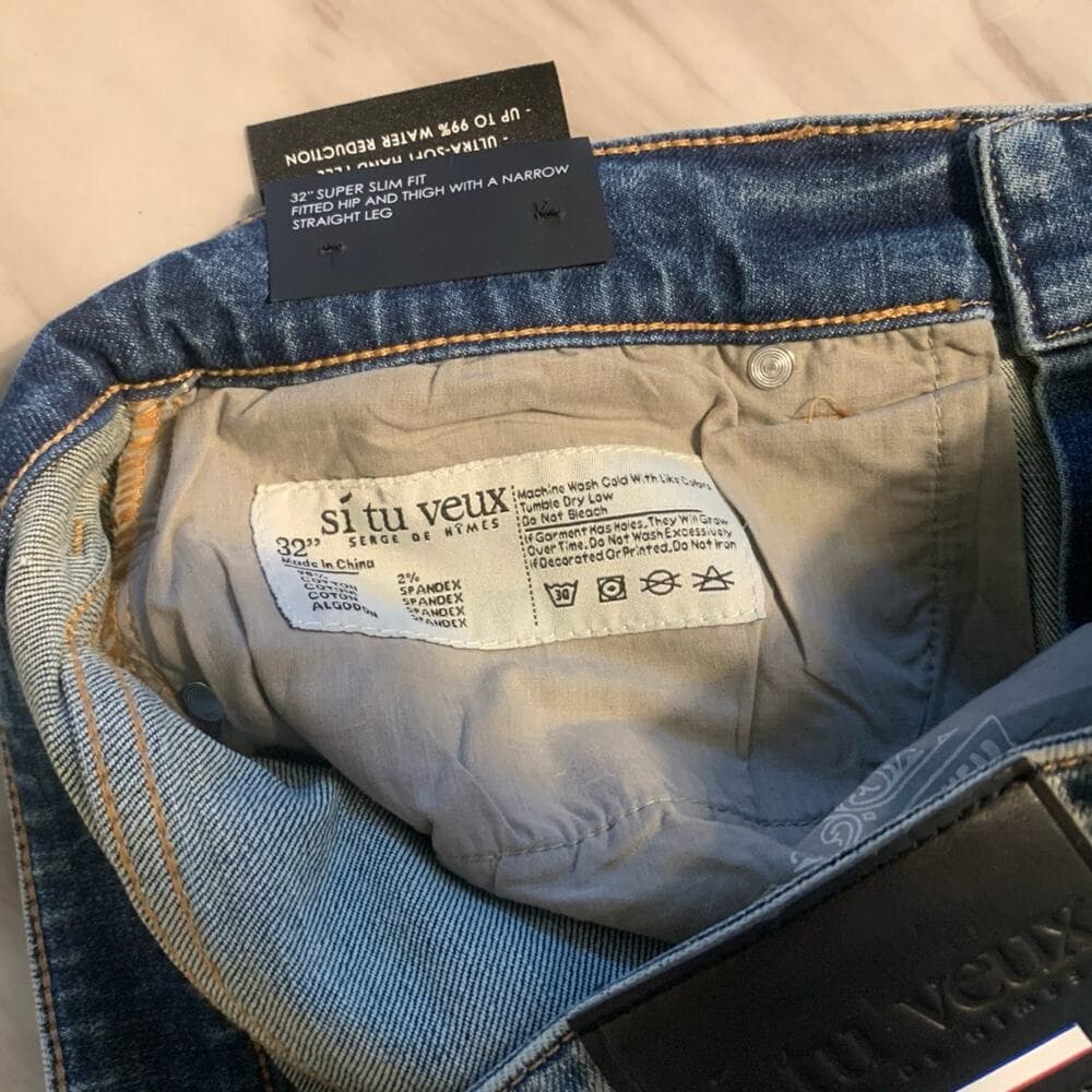 Si Tu Veux Mens Jeans Size 32 - Thumbnail 4