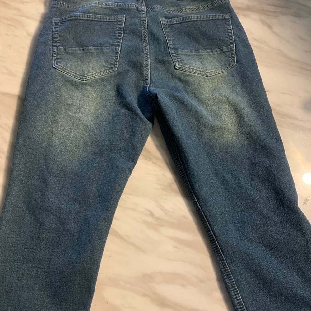 Vintage Genes Black Mens Jeans Size 30W 32L - Thumbnail 3